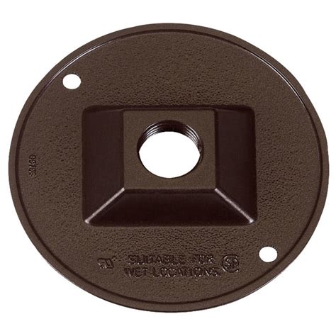 round electrical box cover plates|round exterior electrical box covers.